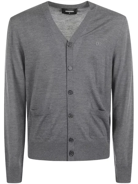 Cardigan Dsquared2 de lână gri