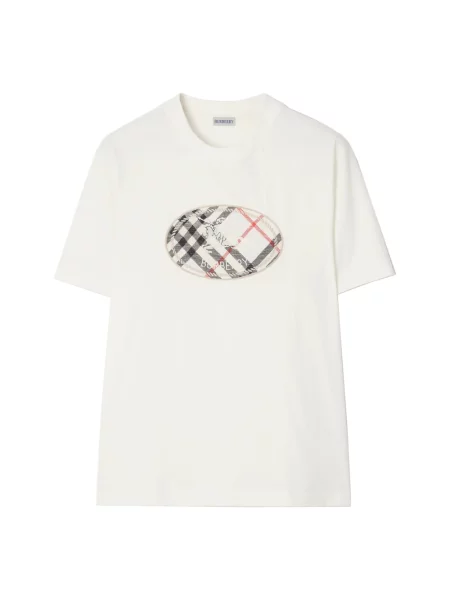 Koszulka Burberry z nadrukiem biała