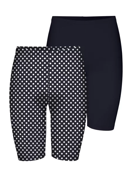 ONLY Leggings ONLLIVE LOVE tengerészkék fehér