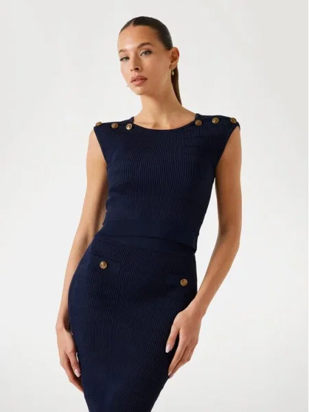 Класически топ Guess тъмносиньо