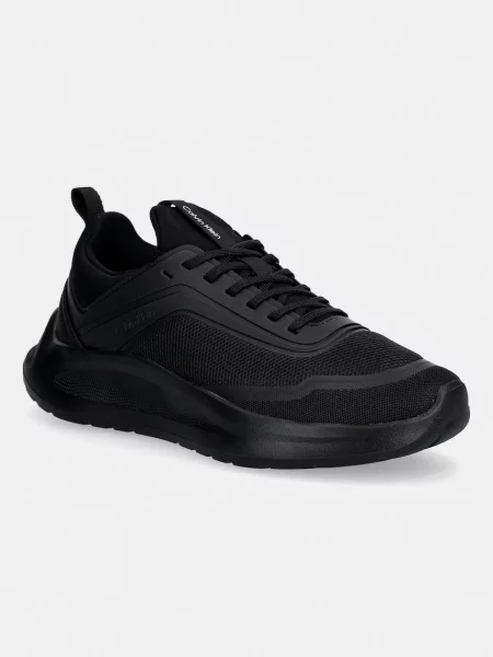 Calvin Klein Sneakersy Light Eva Run Lace Sock Mm čierna