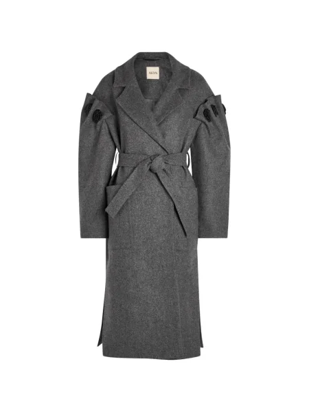 Палто Akyn сиво