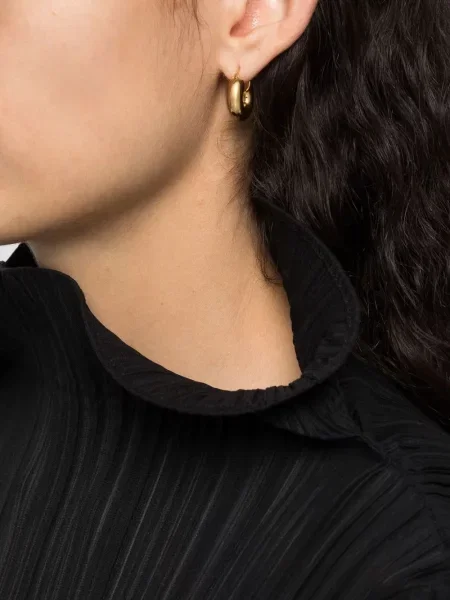 Auskarai Jil Sander auksinė