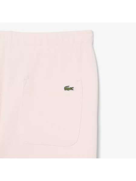 Lacoste Spodnie Dresowe Z Piki różowe