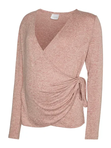 MAMALICIOUS Majica melange crvena