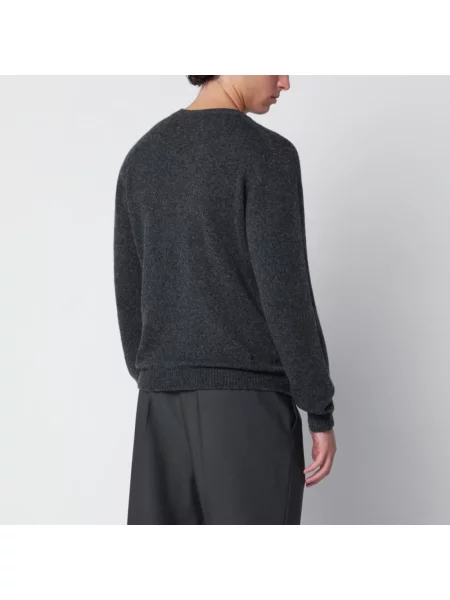 Sweter Roberto Collina wełniany szary