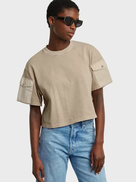 Футболка G-star Raw бежева
