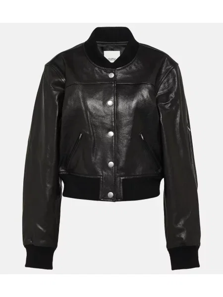 Geanta de piele Isabel Marant negru