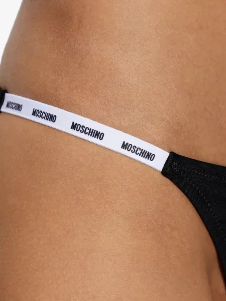 Bikini Moschino cu autograf negru