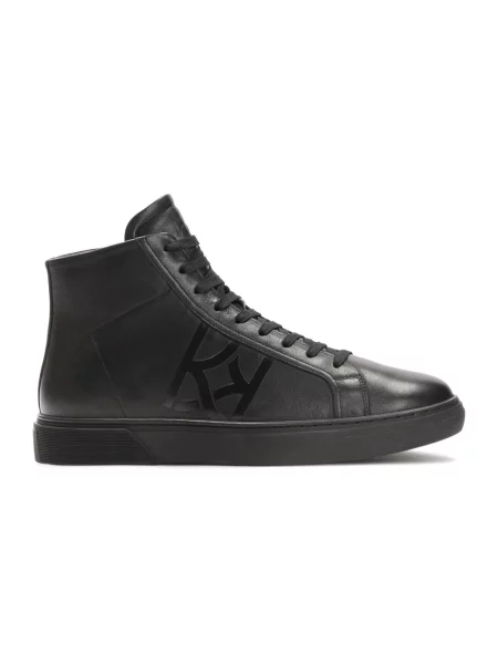 Sneakersy Kazar z logo czarne