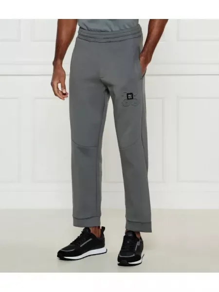 HUGO Pantaloni de trening Debospant | Straight fit gri