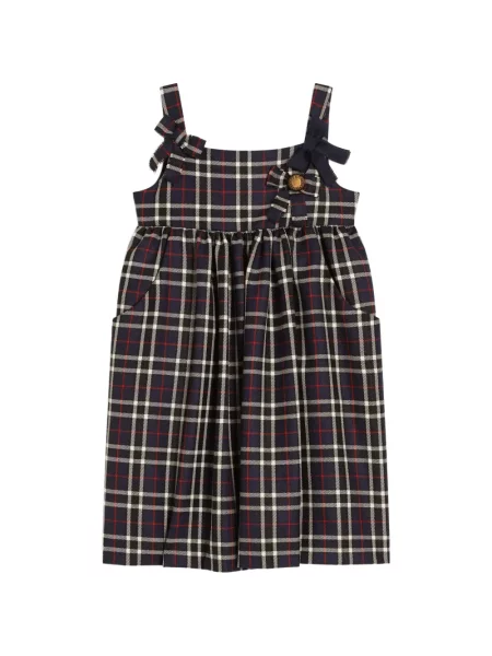 Dětské šaty Dolce & Gabbana modré