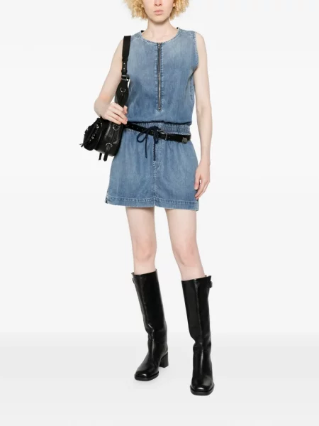 Mała mały sukienka mini Diesel garniturowa niebieska