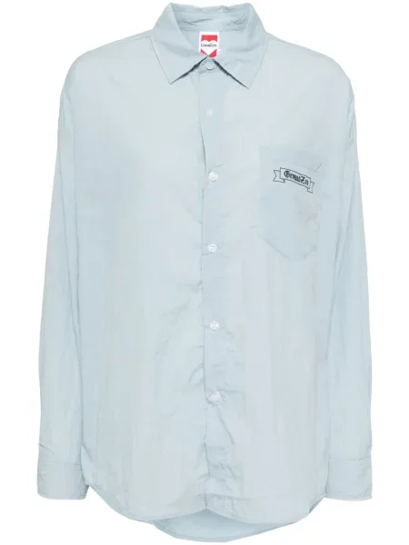 Риза Ground Zero с принт синьо