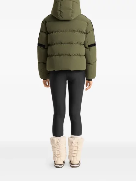 Jeździć na nartach kurtka narciarska Fusalp z kapturem zielona