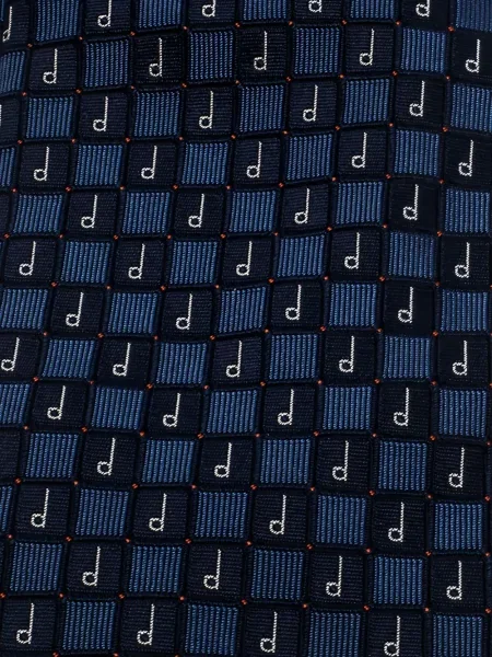 Cravată Dunhill din jacard albastru