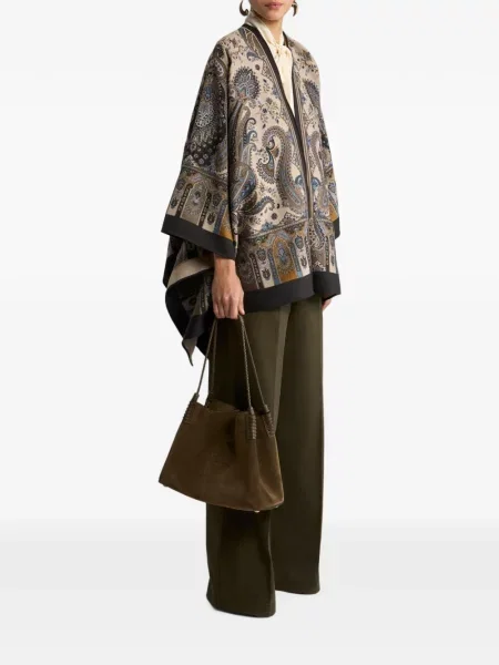 Geacă Etro de lână cu model paisley