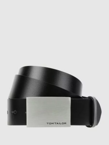 Ze skóry model ‘Bob’ Tom Tailor czarny