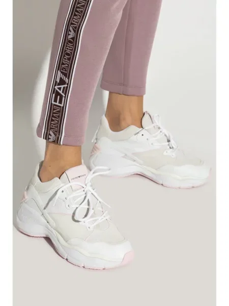 Sneakerși Emporio Armani alb