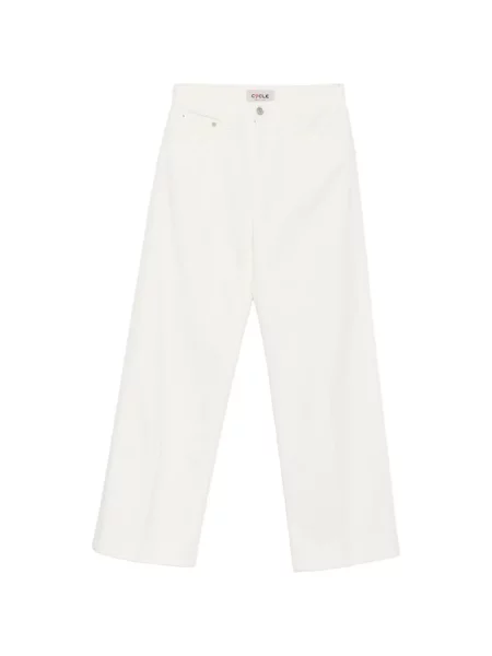 Pantaloni Cycle cu 5 buzunare alb