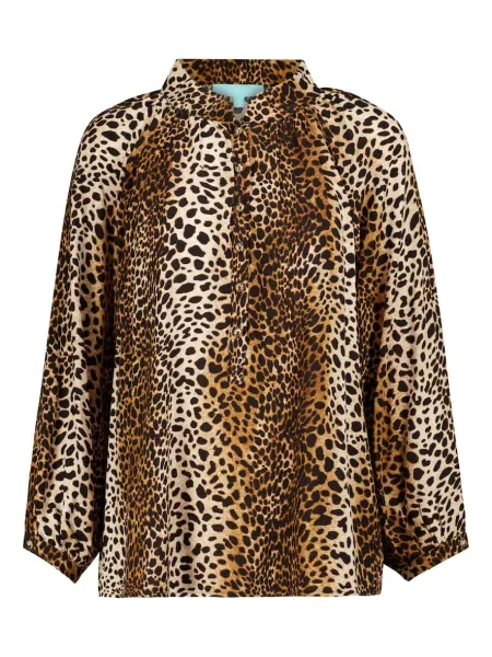 Bluză Melissa Odabash cu imagine maro