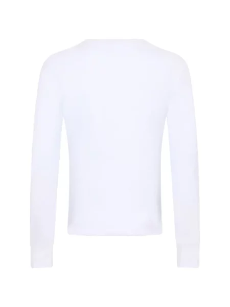 Tricou Dsquared2 cu decolteu în V alb