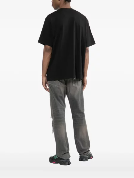 Tricou A Bathing Ape® cu imagine negru