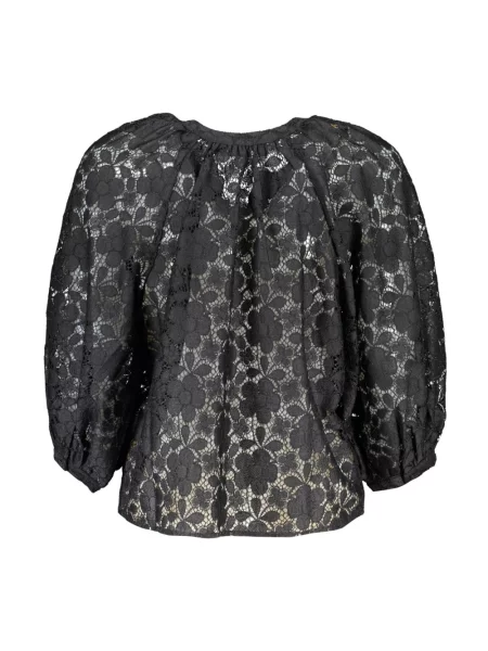 Długa koszula Desigual z długim rękawem czarna