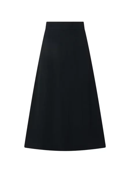 Fusta maxi Moschino cu talie înaltă negru