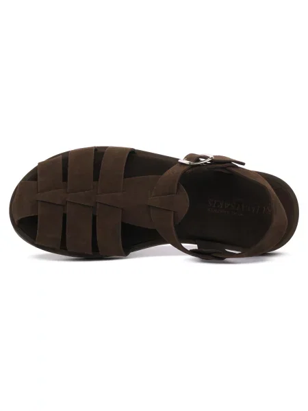 Pantofi Priv Lab din piele de căprioară negru