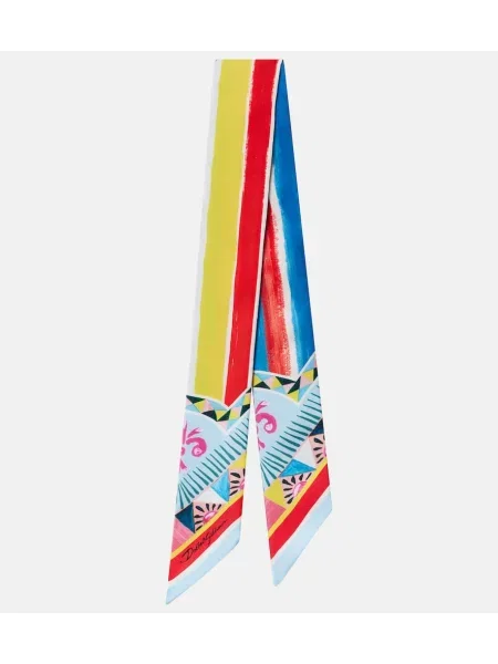 Fular Dolce&gabbana de mătase cu imagine