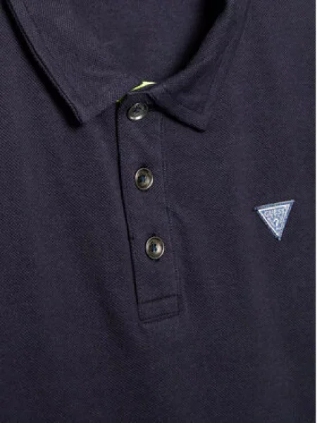 Guess Polo majica Mornarsko modra