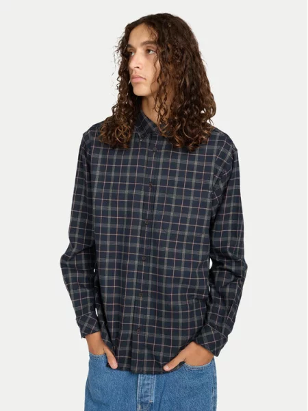 Element Сорочка Button Down Regular Flannel cиній