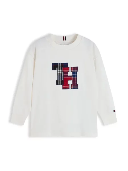 Tommy Hilfiger majica dugih rukava za djecu od pamuka bijela