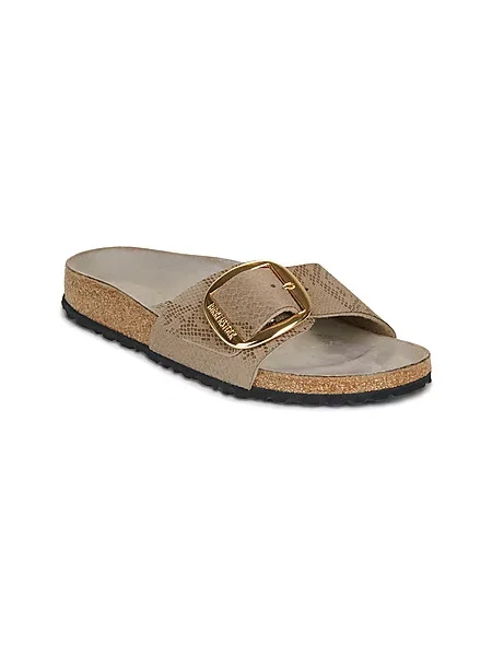 Natikači Birkenstock z zaponko bež