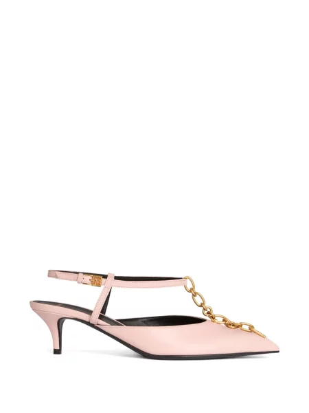 Colier Balmain din piele roz