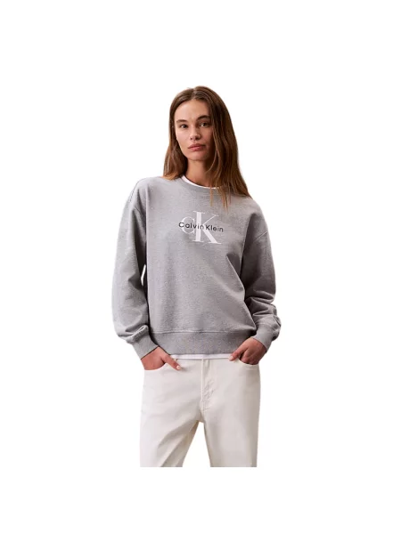 Bluza Calvin Klein Jeans szara