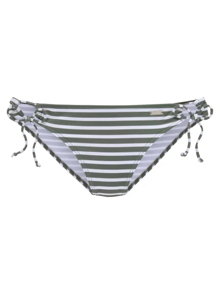 VENICE BEACH Slip costum de baie verde alb