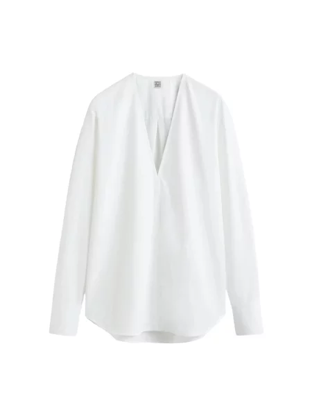 Bluzka Toteme z twillu biała