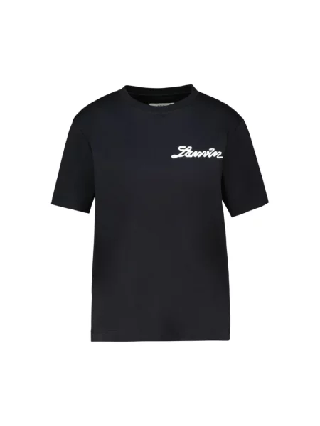 Koszulka Lanvin z logo czarna