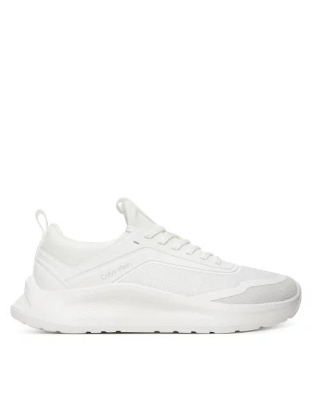 Sneakersy Calvin Klein Light Eva Run Sock Mesh bílá