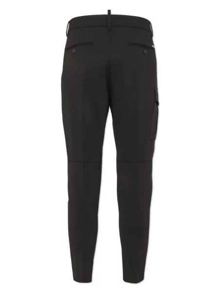 Kūginis cargo stiliaus kelnės Dsquared2 juoda