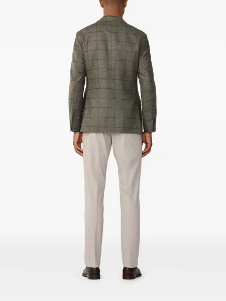 Sacou Hackett London în carouri verde