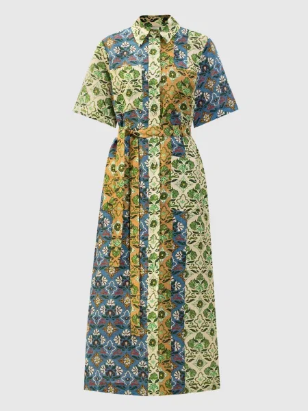 Сукня-сорочка Ali Spliced з льону в стилі певорк Alemais