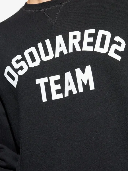 Hanorac Dsquared2 cu imagine negru