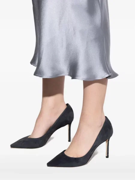 Pantofi cu toc Jimmy Choo gri