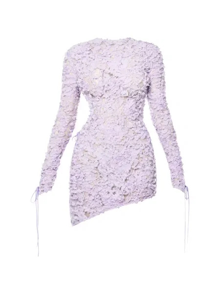 Rochie mini Anouki din dantelă violet