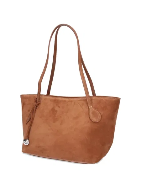 Geantă shopper Liffner din piele de căprioară maro