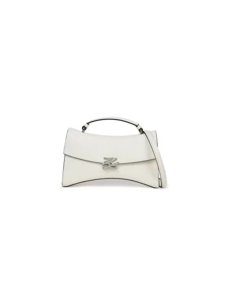 Karl Lagerfeld Geantă de umăr K/Autograph' alb