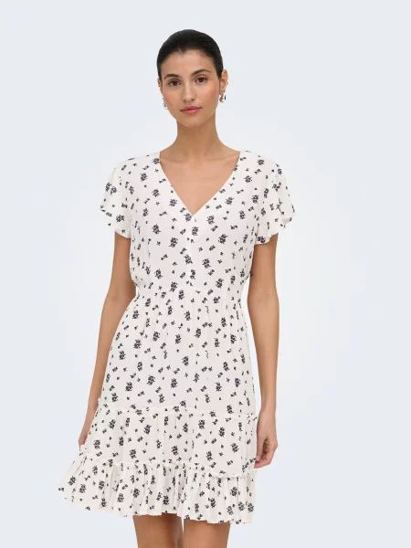 ONLY Rochie ONLClaudette albastru închis alb